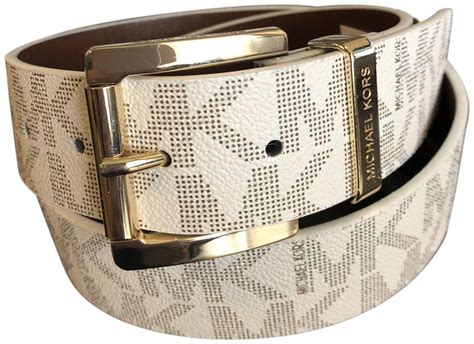 michael kors belt designer 553368 small synthetic leather real|Michael Kors belts for women.